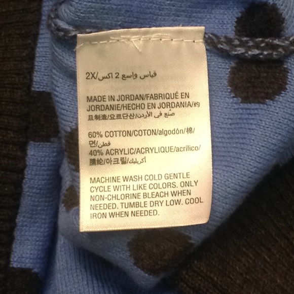 FINAL💲⬇️ NWT Charter Club dot tunic sweater, 0X - Picture 7 of 7